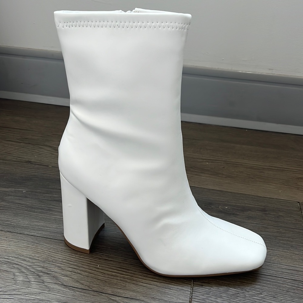 White sock booties